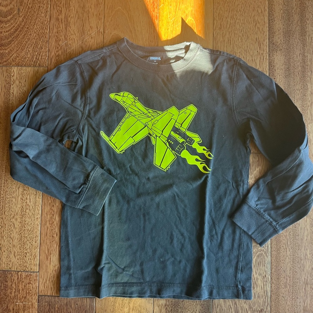 Gymboree Black Cotton Shirt